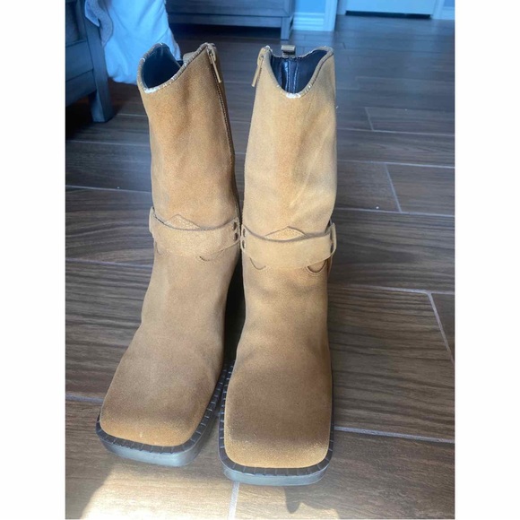 Arizona Jeans Vintage Y2K Biker Boots - Picture 2 of 7